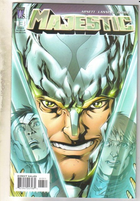 Majestic #13 comic book near mint 9.4
