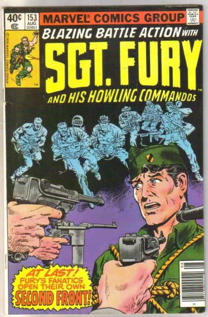 Sgt. Fury #153 comic book fine 6.0