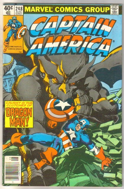 Captain America #248 comic book fine 6.0