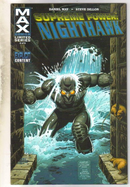Supreme Power: Nighthawk #6 comic book near mint 9.4