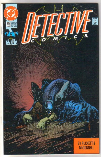Detective Comics #634 comic book near mint 9.4