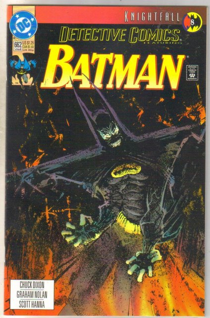Detective Comics #662 comic book near mint 9.4