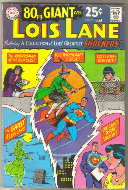 Superman's Girlfriend Lois Lane #77 comic book very good plus 4.5