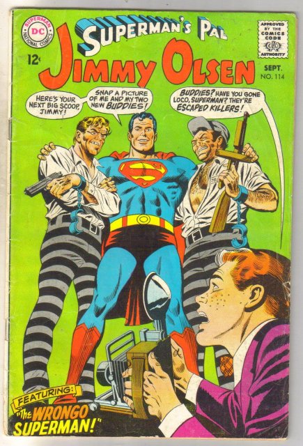 Superman's Pal Jimmy Olsen #114 comic book good/very good 3.0