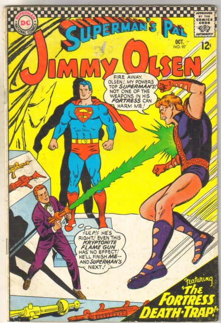 Superman's Pal Jimmy Olsen #97 comic book very good 4.0