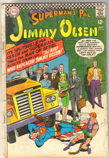 Superman's Pal Jimmy Olsen #94 comic book fair 1.5