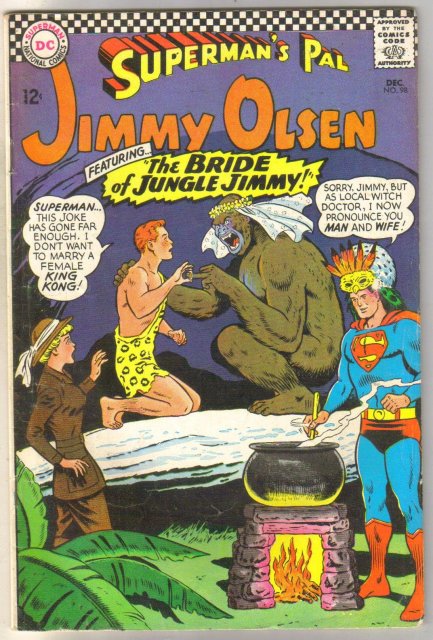 Superman's Pal Jimmy Olsen #98 comic book very good 4.0