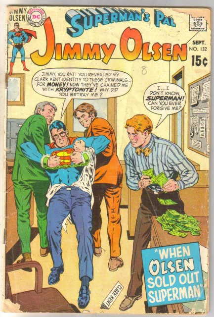 Superman's Pal Jimmy Olsen #132 comic book faie 1.5
