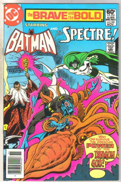 Brave and the Bold #180 with Spectre comic book very fine 8.0