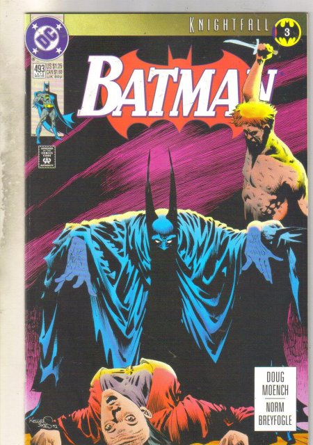 Batman #493 comic book near mint 9.4