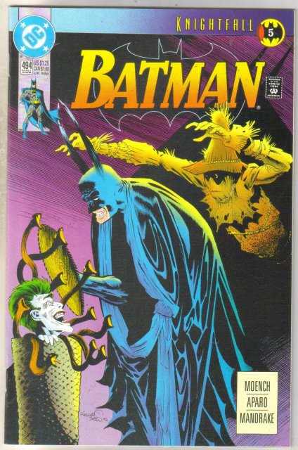 Batman #494 comic book near mint 9.4