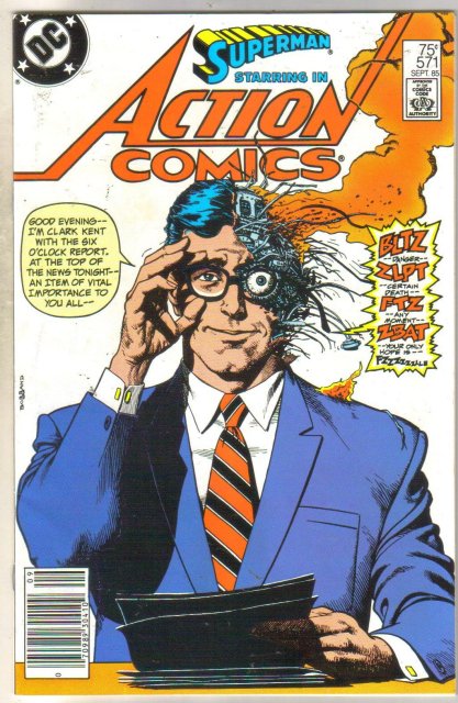 Action Comics #571 comic book near mint 9.4