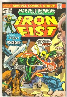 Marvel Premiere #17 featuring Iron Fist comic book fine 6.0