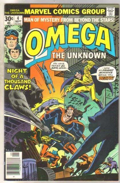 Omega the Unknown #4 comic book very fine 8.0