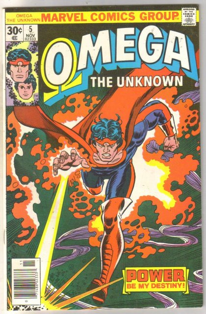 Omega the Unknown #5 comic book very fine 8.0