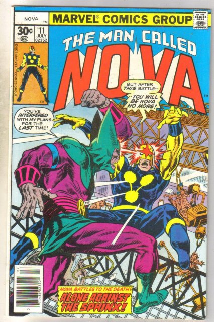 The Man Called Nova #11 comic book very fine 8.0