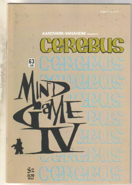 Cerebus #63 comic book mint 9.8