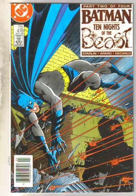 Batman #418 comic book fine 6.0