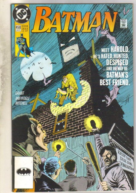 Batman #458 comic book near mint 9.4