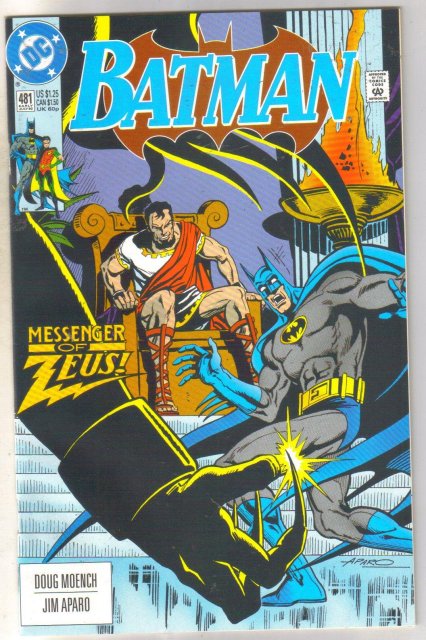 Batman #481 comic book near mint 9.4