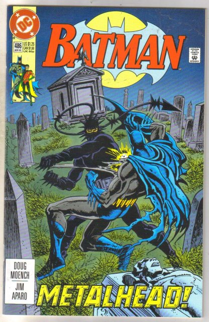 Batman #486 comic book near mint 9.4