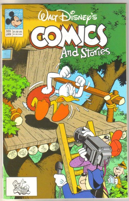 Walt Disney's Comics and Stories #555 comic book near mint 9.4