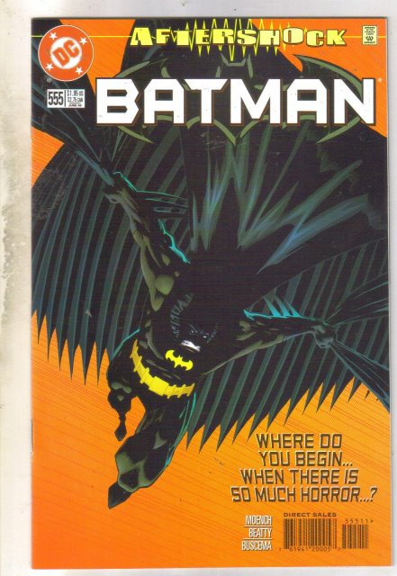 Batman #555 comic book near mint 9.4