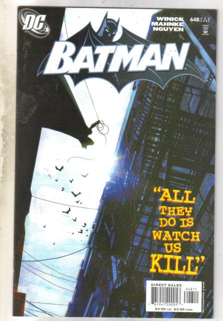 Batman #648 comic book near mint 9.4
