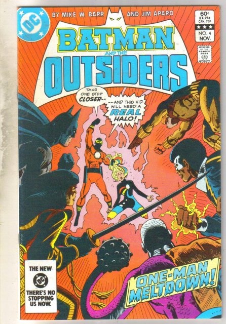 Batman and the Outsiders #4 comic book near mint 9.4