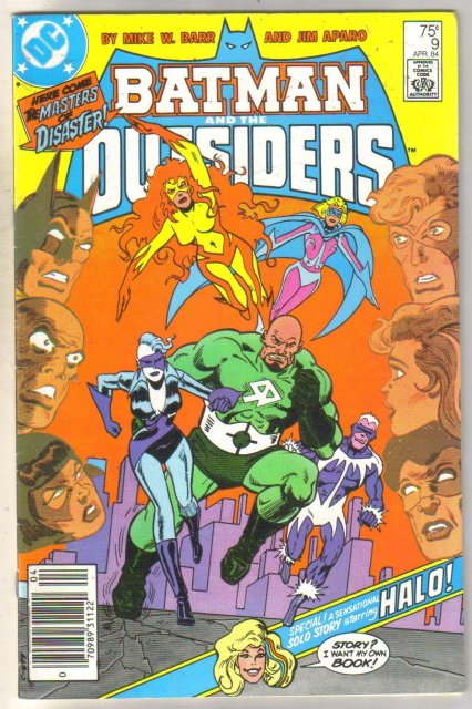 Batman and the Outsiders #9 comic book near mint 9.4
