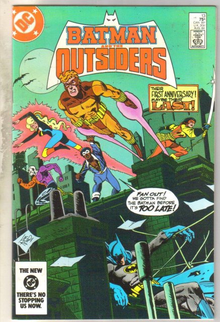 Batman and the Outsiders #13 comic book near mint 9.4