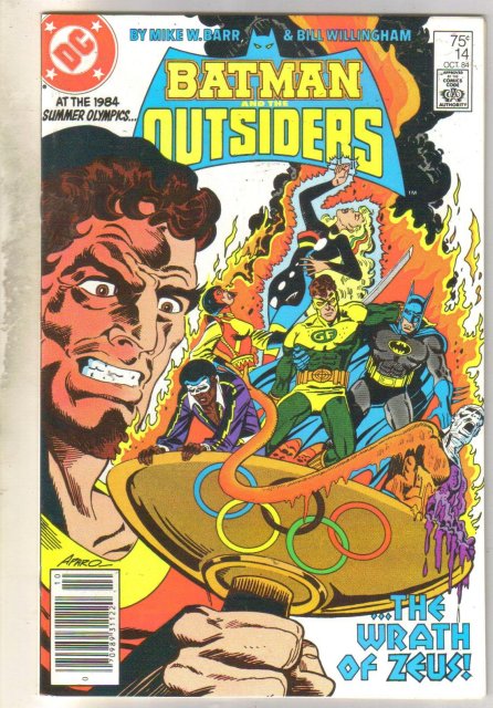Batman and the Outsiders #14 comic book near mint 9.4