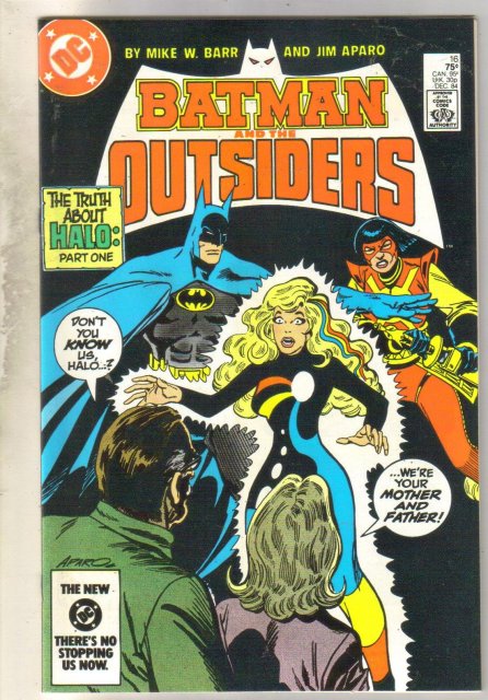 Batman and the Outsiders #16 comic book mint 9.8