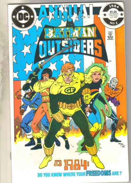 Batman and the Outsiders annual #1 comic book mint 9.8