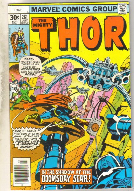Thor #261 comic book very fine 8.0
