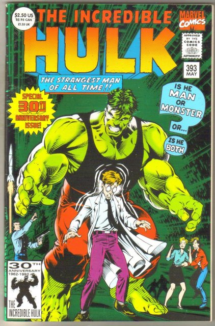 Incredible Hulk #393 comic book near mint 9.4