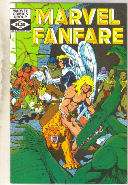 Marvel Fanfare #4 (Kazar) comic book near mint 9.4