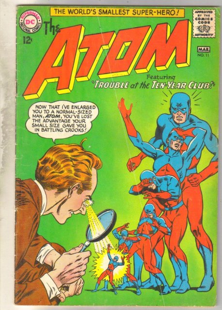 The Atom #11 comic book very good 4.0