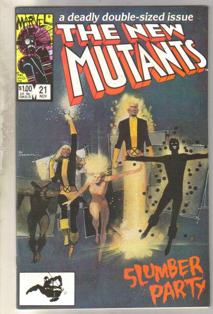 New Mutants #21 comic book near mint 9.4