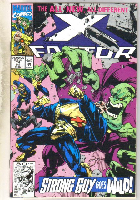 X-Factor #74 comic book near mint 9.4