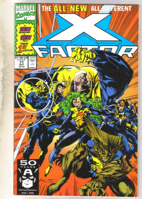 X-Factor #71 comic book near mint 9.4