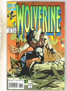Wolverine #77 comic book near mint 9.4