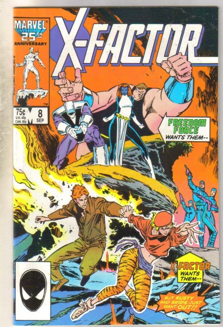 X-Factor #8 comic book near mint 9.4