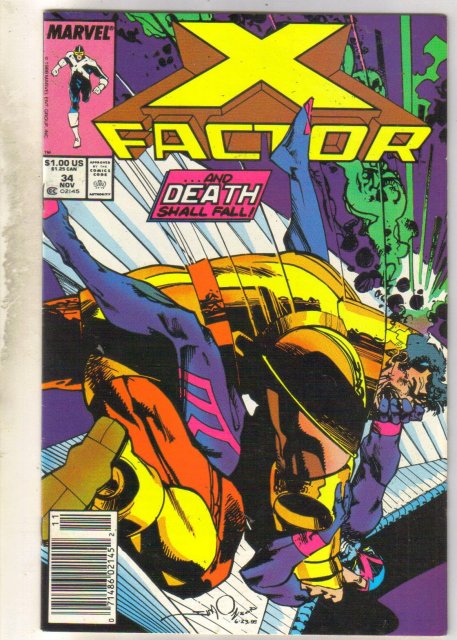X-Factor #34 comic book near mint 9.4