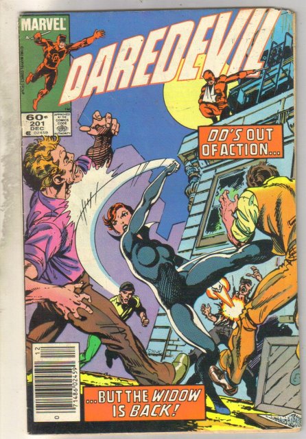 Daredevil #201 comic book very good/fine 5.0