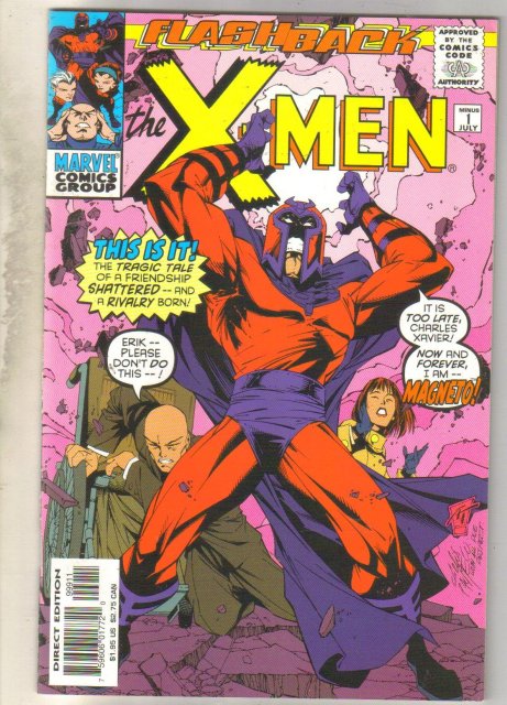 Flashback X-men #-1 comic book mint 9.8
