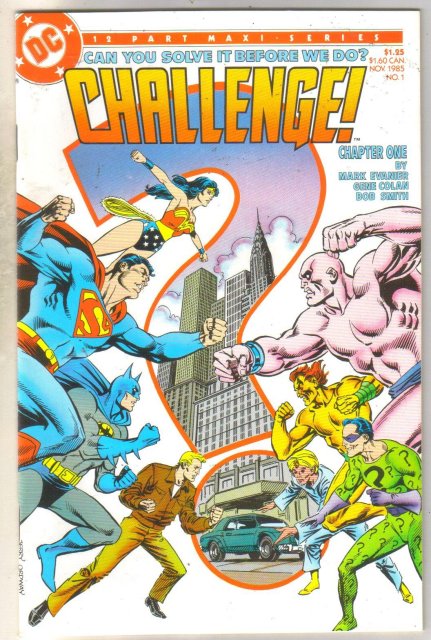 Challenge #1 comic book mint 9.8