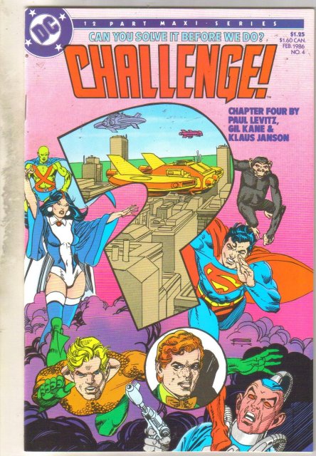 Challenge #4 comic book mint 9.8