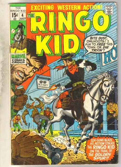 Ringo Kid #4 comic book very good 4.0