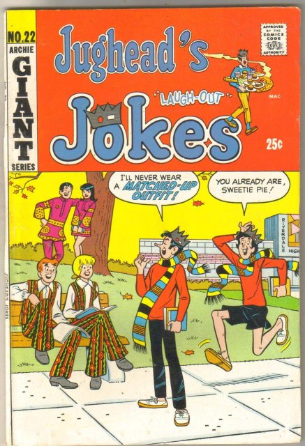Jughead's Jokes #22 comic book fine 6.0